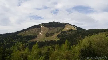 Góra Jawor- najwyższe wzniesienie Lasu Bawarskiego- 1456 m n.p.m.