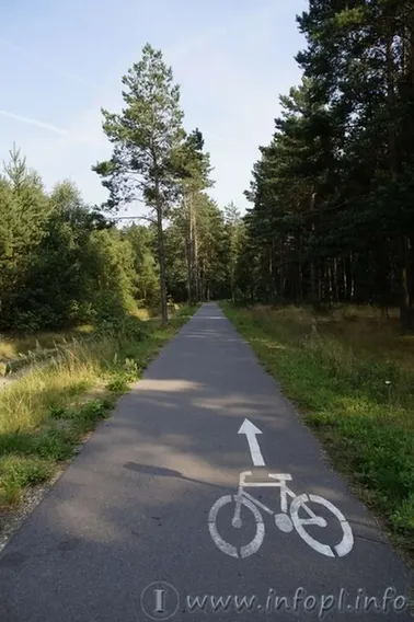 Ścieżka rowerowa z Ząbrowa do Kołobrzegu.