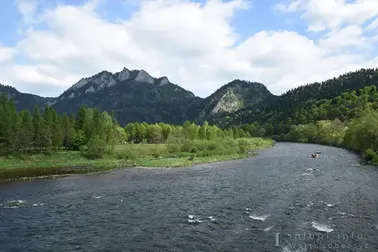 Dunajec na granicy polsko-słowackiej