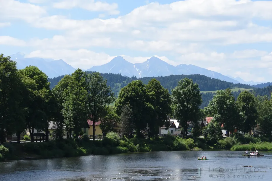 Dunajec i Tatry w tle