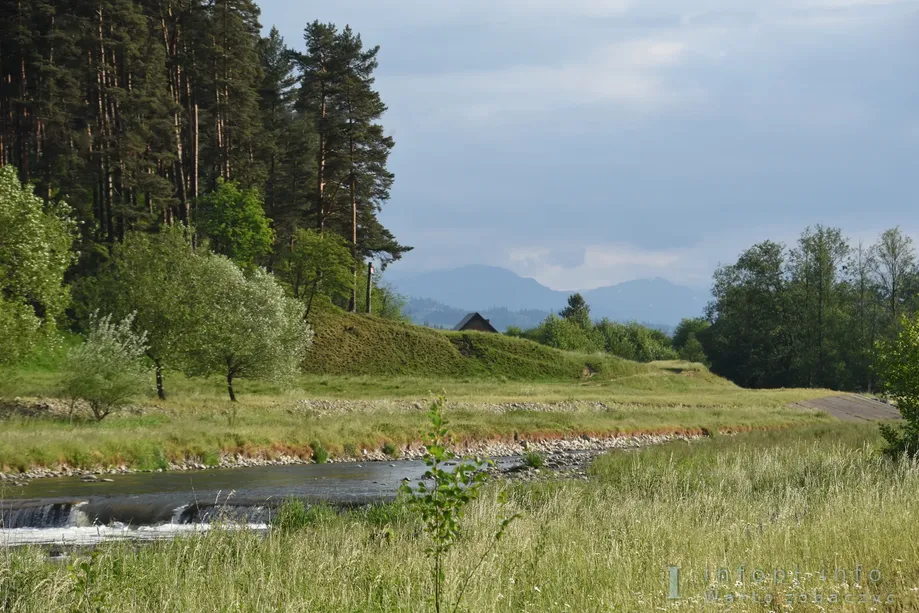 Biały Dunajec i Tatry w tle